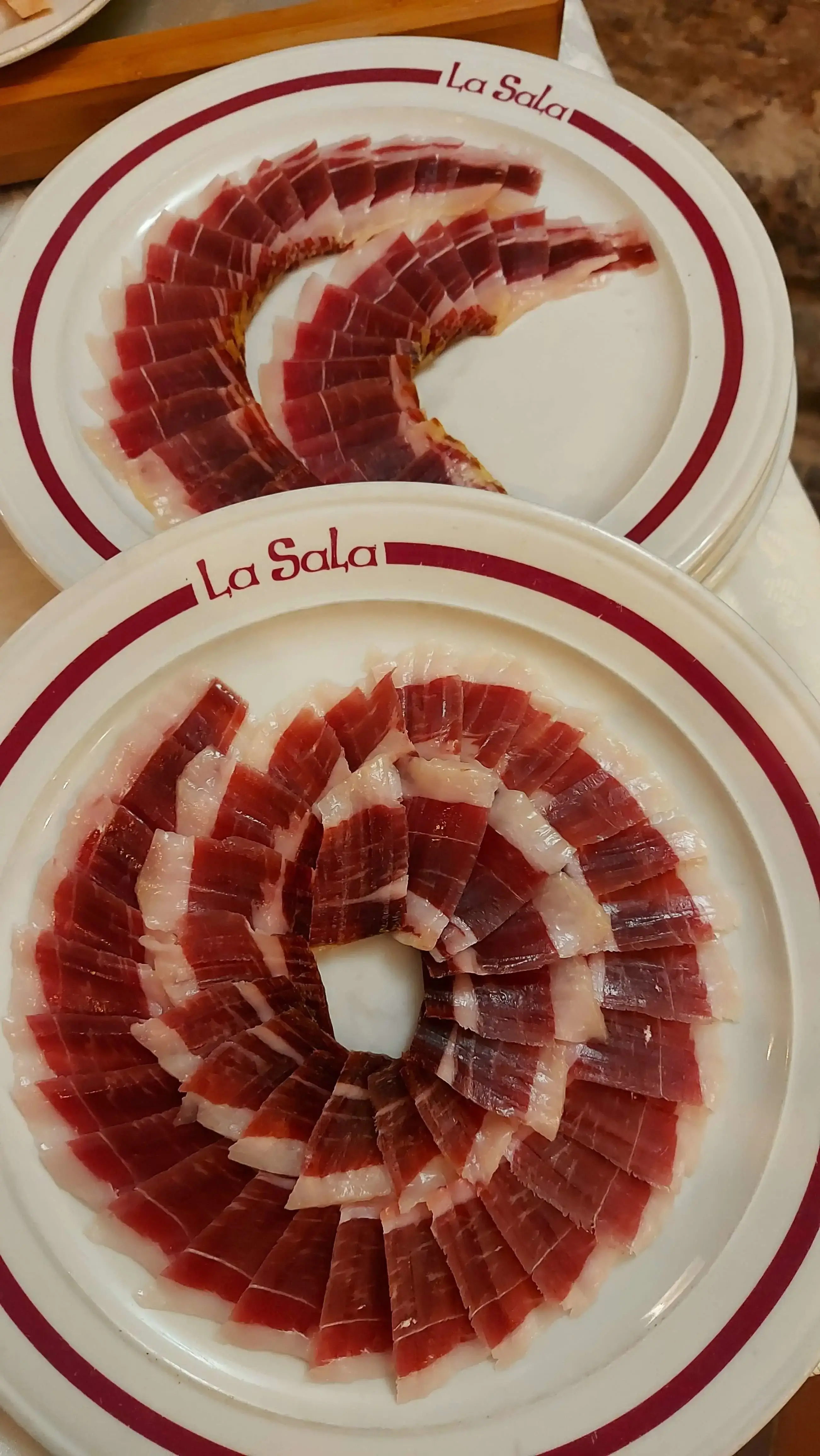 Técnica profesional de cortado de jamón ibérico